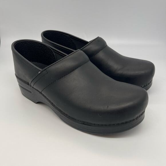 Dansko Professional Women's Black Clog Oiled Leather Size US 11 EU 41 - Picture 1 of 9